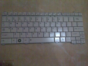 Jual Keyboard Laptop Toshiba T130 White Yogyakarta