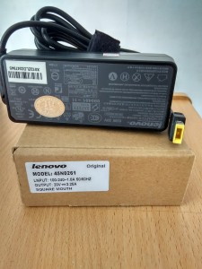 Jual charger adaptor lenovo 20V 3.25A original square mouth colokan kotak yogyakarta